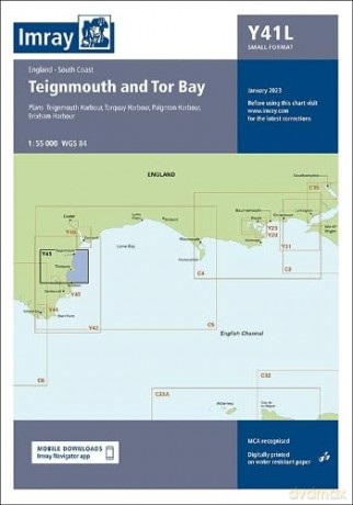 Imray Chart Y41: Laminated Teignmouth and Tor Bay (Y Charts) [KSIĄŻKA]