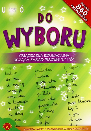 Alexander Książeczka Edukacyjna "U, Ó" [KSIĄŻKA]
