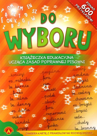 Alexander Książeczka Edukacyjna Pisownia [KSIĄŻKA]
