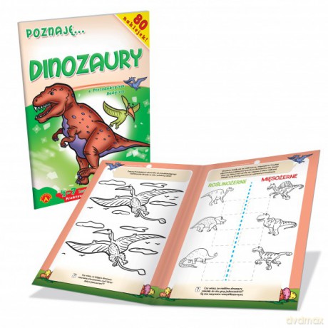 Alexander Książeczka Poznaję Dinozaury [KSIĄŻKA]