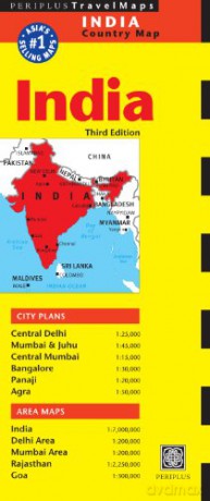 India Country Map [KSIĄŻKA]