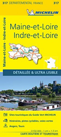 Indre Loire Mai Mich Local Map 317 - Michelin [KSIĄŻKA]
