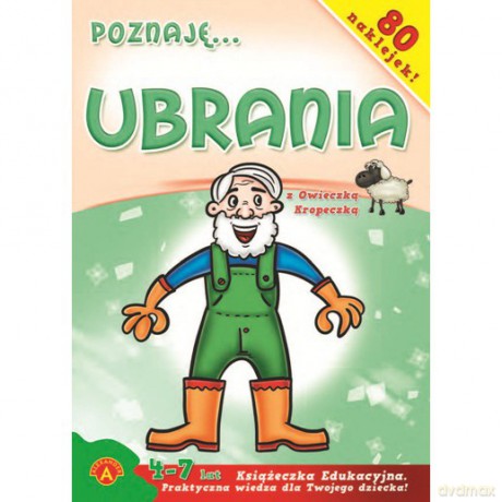 Alexander Książeczka Poznaję Ubrania [KSIĄŻKA]