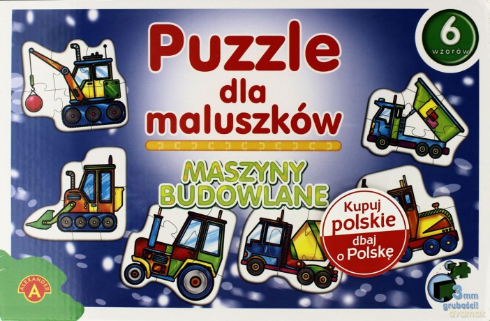 Alexander Puzzle Dla Maluszków Maszyny [PUZZLE]