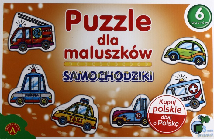 Alexander Puzzle Dla Maluszków Samochód [PUZZLE]