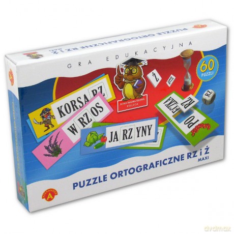 Alexander Puzzle Ortograficzne Rz I Ż Maxi [GRA]