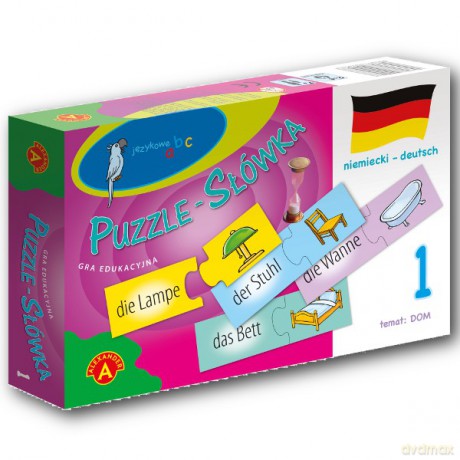 Alexander Puzzle Słówka Niemieckie Dom [GRA]