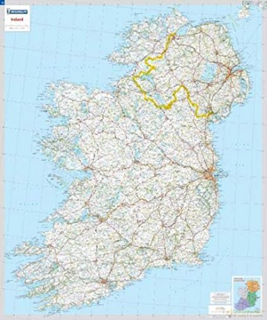 Ireland Map Laminated [KSIĄŻKA]