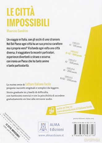 Italiano facile: Le citta impossibili. Libro + online MP3 audio - Jhumpa Lahiri [KSIĄŻKA]