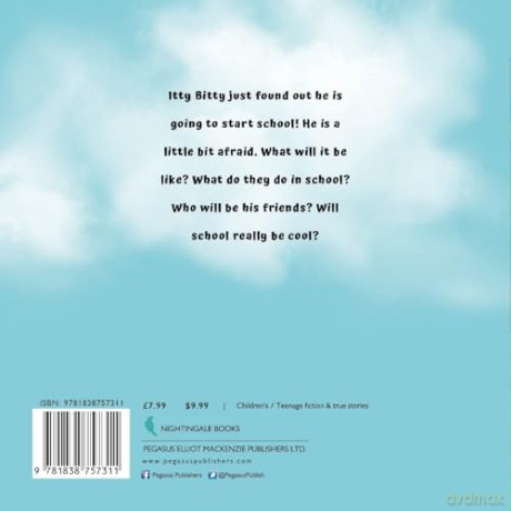 Itty Bitty and Blue Bunny Stories - Itty Bitty's Cool New School - Sharon Melani [KSIĄŻKA]