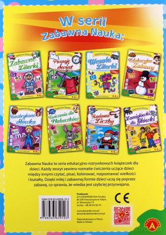Alexander Zabawna Nauka Wesołe Literki [KSIĄŻKA]
