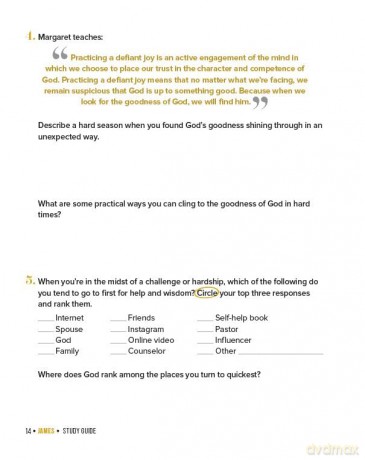 James Bible Study Guide Plus Streaming - Feinberg Margaret [KSIĄŻKA]
