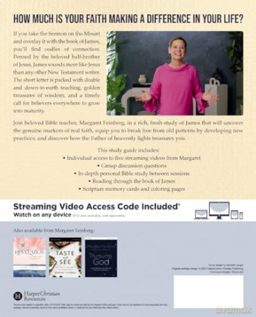 James Bible Study Guide Plus Streaming - Feinberg Margaret [KSIĄŻKA]