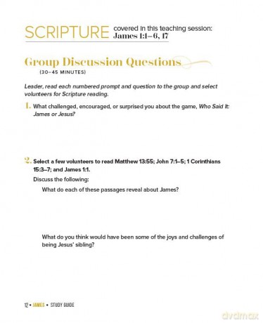 James Bible Study Guide Plus Streaming - Feinberg Margaret [KSIĄŻKA]