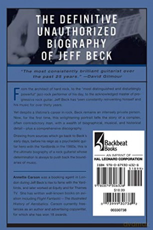 Jeff Beck Crazy Fingers - Annette Carson [KSIĄŻKA]
