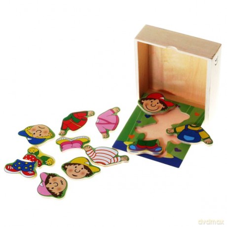 Anek Ukł. Drewniana Chłopiec [PUZZLE]