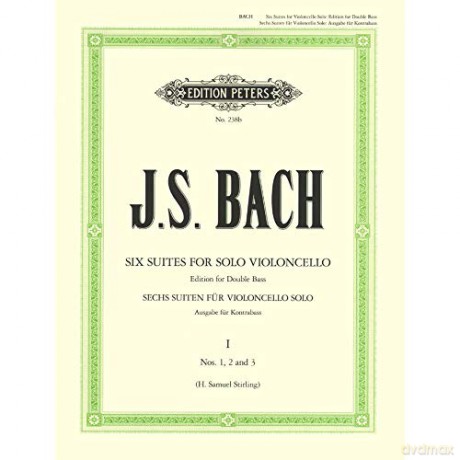 Johann Sebastian Bach: Six Suites For Solo Cello BWV 1007-1012 - Vol.1: Double - Johann Sebasti Bach [KSIĄŻKA]