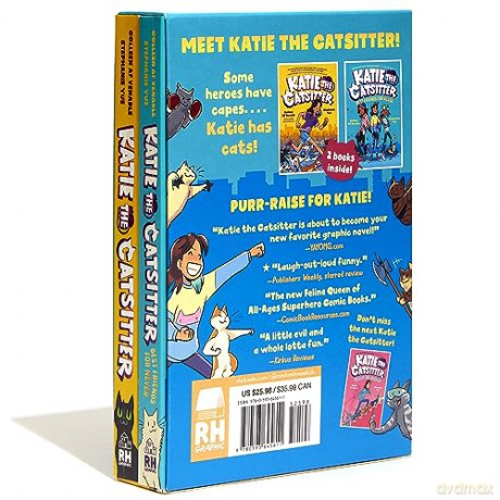 Katie the Catsitter 1-2: (A Graphic Novel Boxed Set) - Colleen Af Venable [KSIĄŻKA]