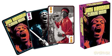 Aquarius Jimi Hendrix Playing Cards [KARTY]