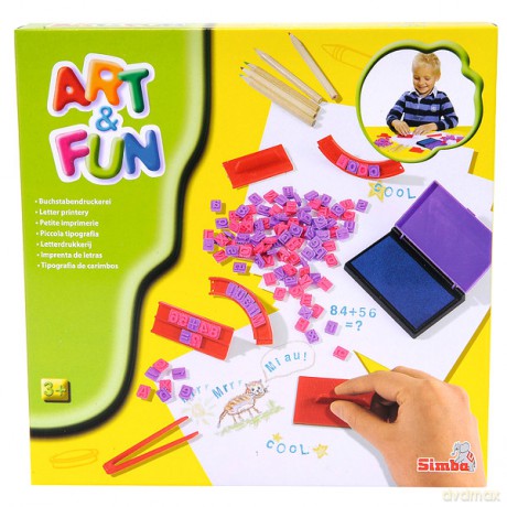 Art&Fun Literki Do Drukowania [ZABAWKA]