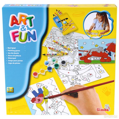 Art&Fun Malowanie Po Kolorach [KSIĄŻKA]