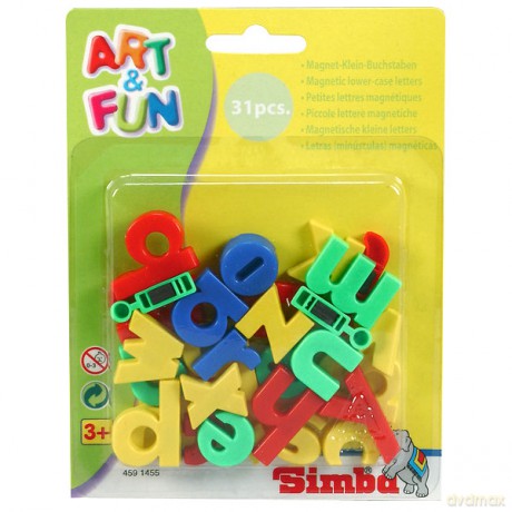 Art&Fun Małe Literki Magnetyczne [ZABAWKA]