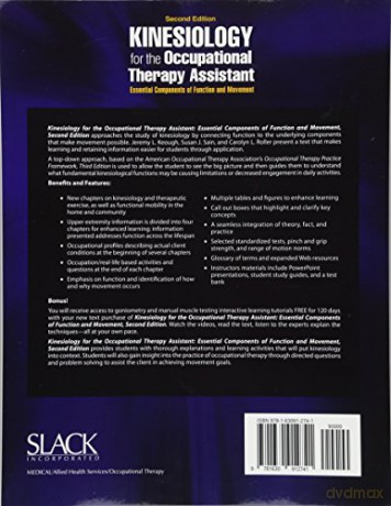 Kinesiology for the Occupational Therapy Assistant: Essential Components of Function and Movement - Jeremy Keough [KSIĄŻKA]