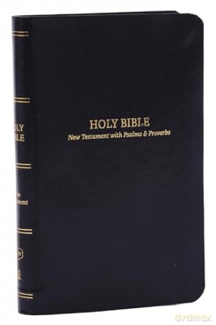 KJV, Pocket New Testament with Psalms and Proverbs, Brown Leatherflex, Red Letter, Comfort Print: KJV, New Testament With Psalms and Proverbs, Leatherflex, Black, Red Letter, Comfort Print [KSIĄŻKA]