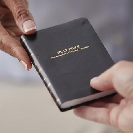 KJV, Pocket New Testament with Psalms and Proverbs, Brown Leatherflex, Red Letter, Comfort Print: KJV, New Testament With Psalms and Proverbs, Leatherflex, Black, Red Letter, Comfort Print [KSIĄŻKA]