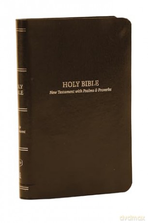 KJV, Pocket New Testament with Psalms and Proverbs, Brown Leatherflex, Red Letter, Comfort Print: KJV, New Testament With Psalms and Proverbs, Leatherflex, Brown, Red Letter, Comfort Print [KSIĄŻKA]