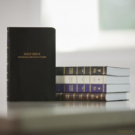 KJV, Pocket New Testament with Psalms and Proverbs, Brown Leatherflex, Red Letter, Comfort Print: KJV, New Testament With Psalms and Proverbs, Leatherflex, Brown, Red Letter, Comfort Print [KSIĄŻKA]
