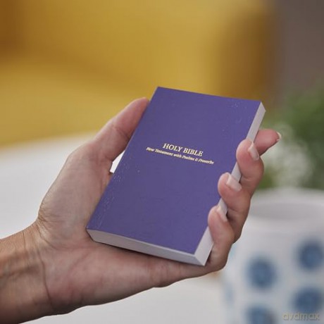 KJV, Pocket New Testament with Psalms and Proverbs, Brown Leatherflex, Red Letter, Comfort Print: KJV, New Testament With Psalms and Proverbs, Purple, Red Letter, Comfort Print [KSIĄŻKA]