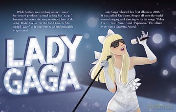 Lady Gaga: A Little Golden Book Biography - Michael Joosten [KSIĄŻKA]