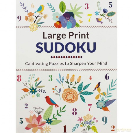 Large Print Sudoku [KSIĄŻKA]
