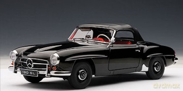 Autoart Mercedes benz 190sl (black) [ZABAWKA]