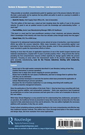 Lean For The Process Industries - Peter L. King [KSIĄŻKA]