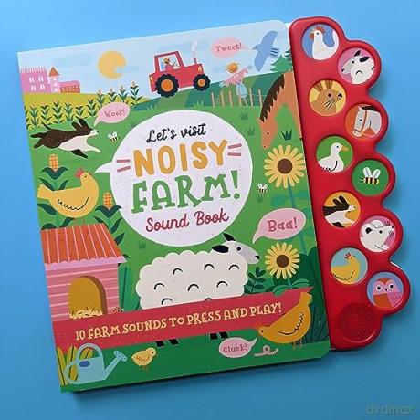 Lets Visit Noisy Farm Sound Book [KSIĄŻKA]