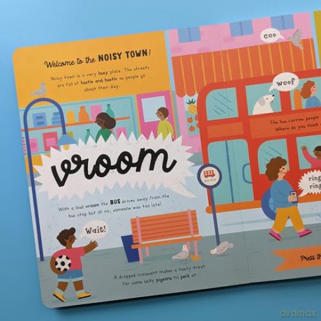 Lets Visit Noisy Town Sound Book [KSIĄŻKA]