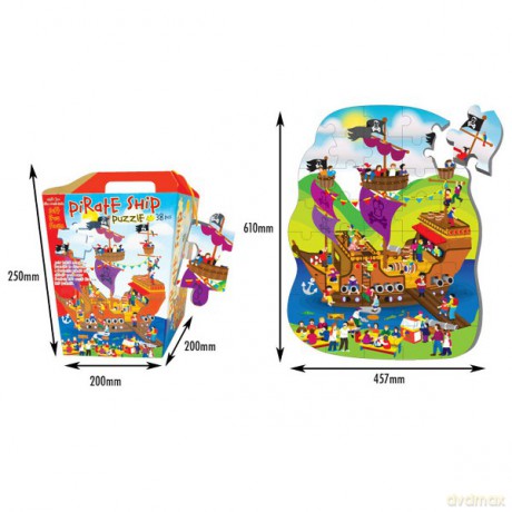 Axiom Puzzle Piankowe Statek Piracki [PUZZLE]