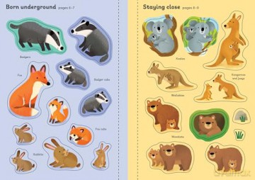 Little First Stickers Baby Animals - Jane Bingham [KSIĄŻKA]