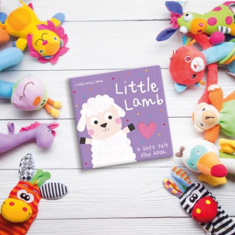 Little Ones Love Little Lamb - Holly Hall [KSIĄŻKA]