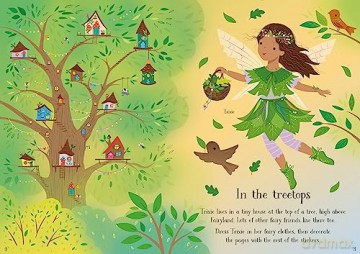 Little Sticker Dolly/Treetop Fairies - Fiona Watt [KSIĄŻKA]