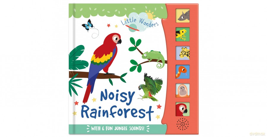 Little Wonders Noisy Rainforest - Julia Seal [KSIĄŻKA]