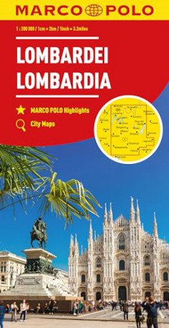 Lombardy North Italian Lakes - Marco Polo [KSIĄŻKA]