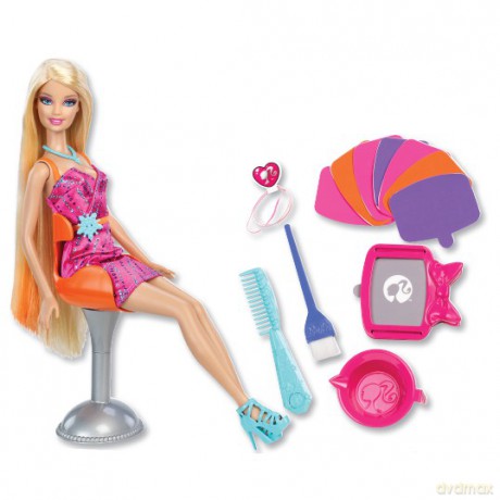 MATTEL Barbie Studio Koloryzacji Włosów (X7888) [ZABAWKA]