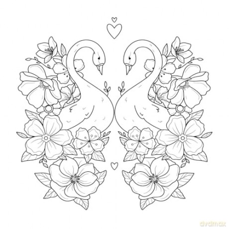 Love Colouring Book - Adams Media [KSIĄŻKA]