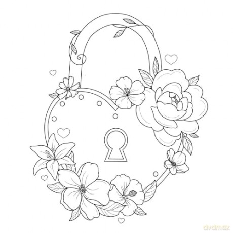 Love Colouring Book - Adams Media [KSIĄŻKA]