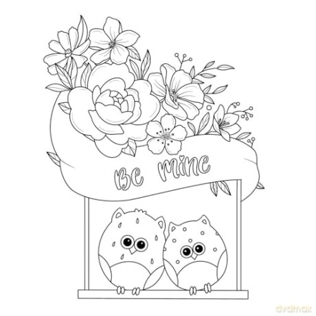 Love Colouring Book - Adams Media [KSIĄŻKA]