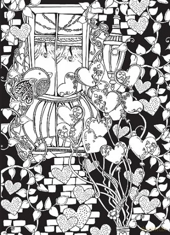 Love Is In The Air Coloring Book - Lindsey Boylan [KSIĄŻKA]