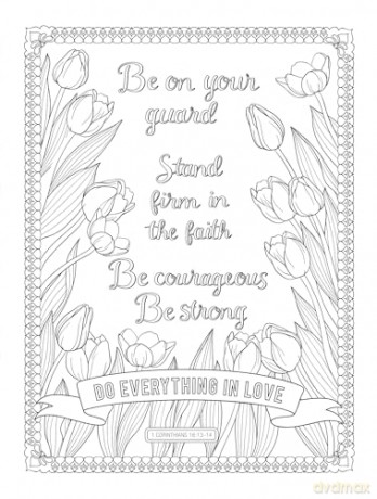Love Is Patient, Love Is Kind Coloring Book (Adult Coloring Books: Religious) - Jessic Mazurkiewicz [KSIĄŻKA]